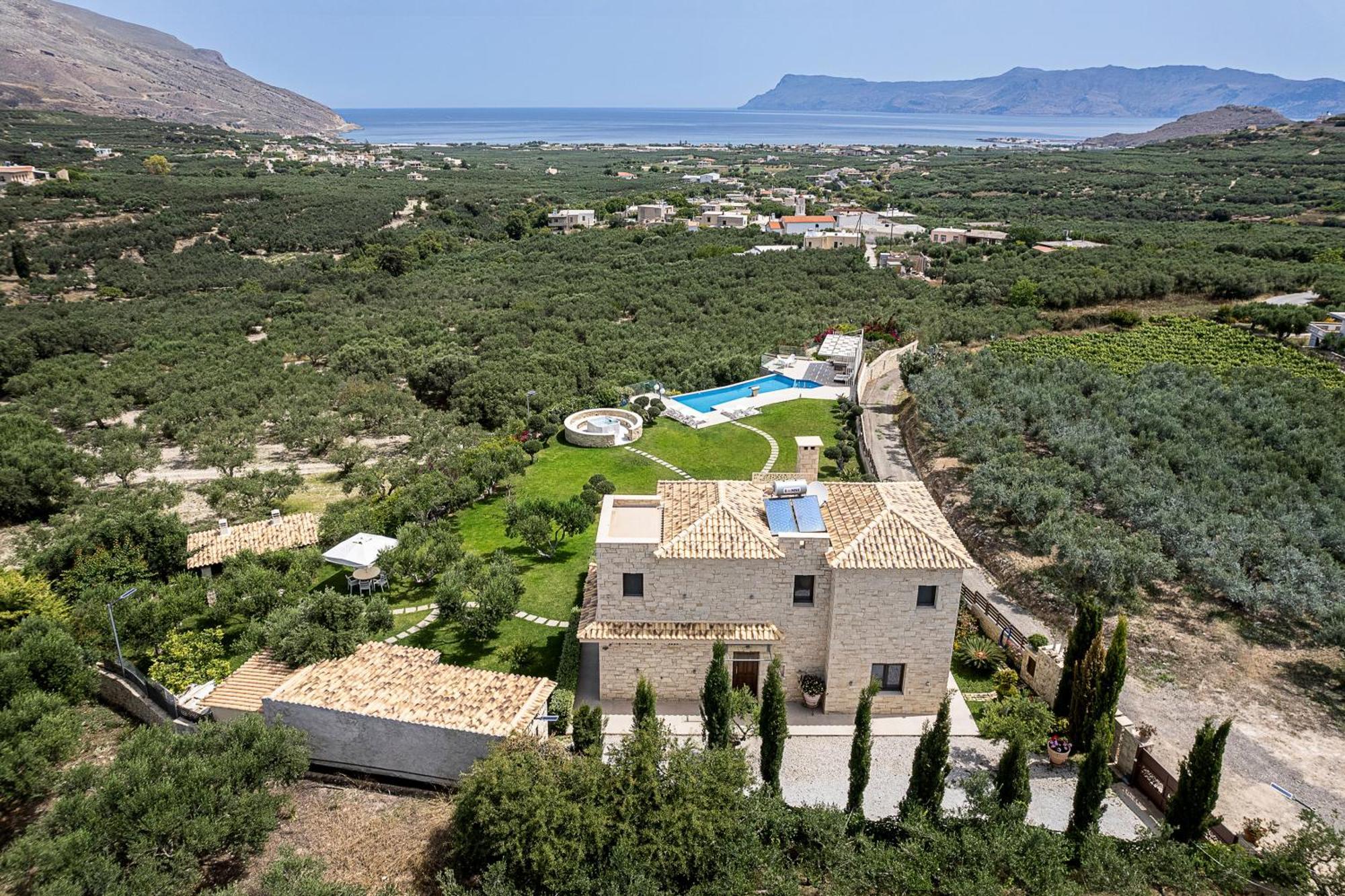 Villa Aloni 基萨莫斯 外观 照片